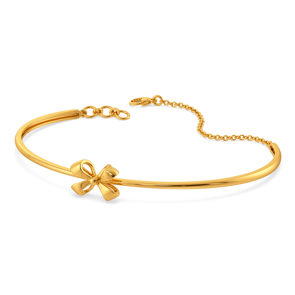 Dreamy Ribbons Gold Bangles