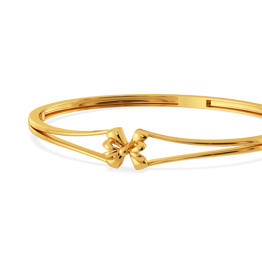 Lavish Knots Gold Bangles