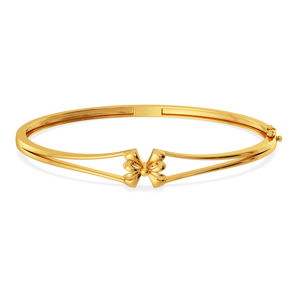 Lavish Knots Gold Bangles