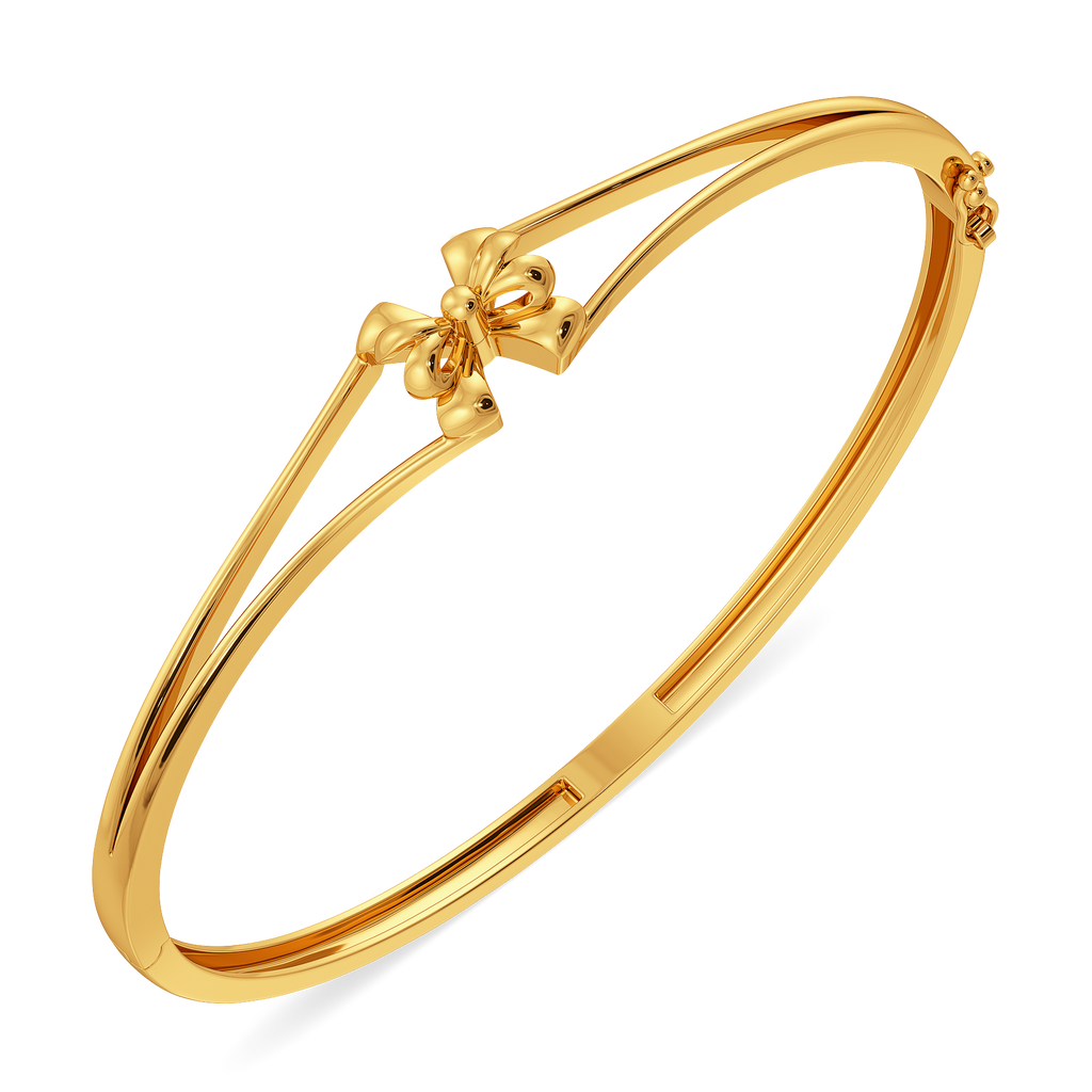 Lavish Knots Gold Bangles