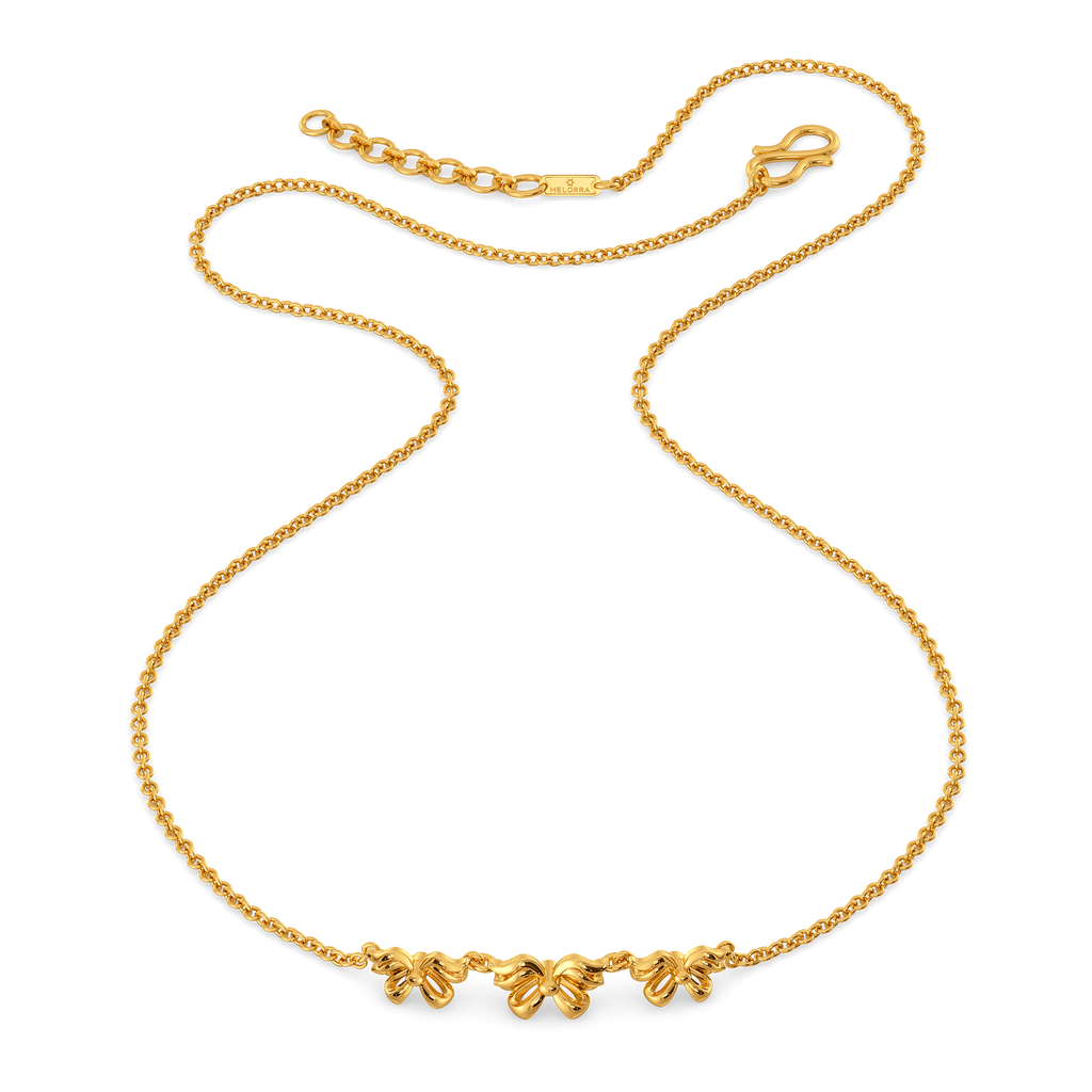 Knotted Trails Gold Necklaces