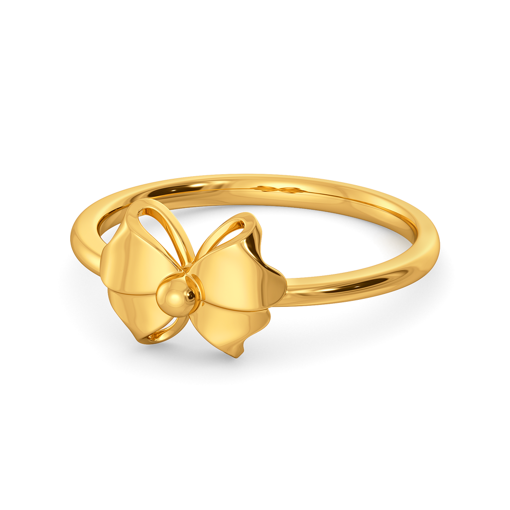 Couture Bow Gold Rings alternate view 2