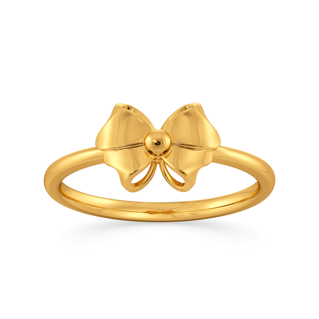 Couture Bow Gold Rings alternate view 3