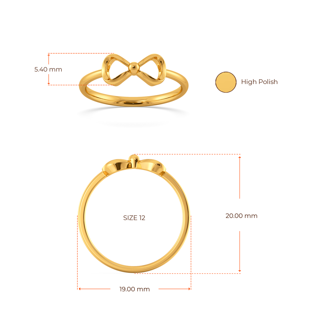Poetic Beauty Gold Rings image