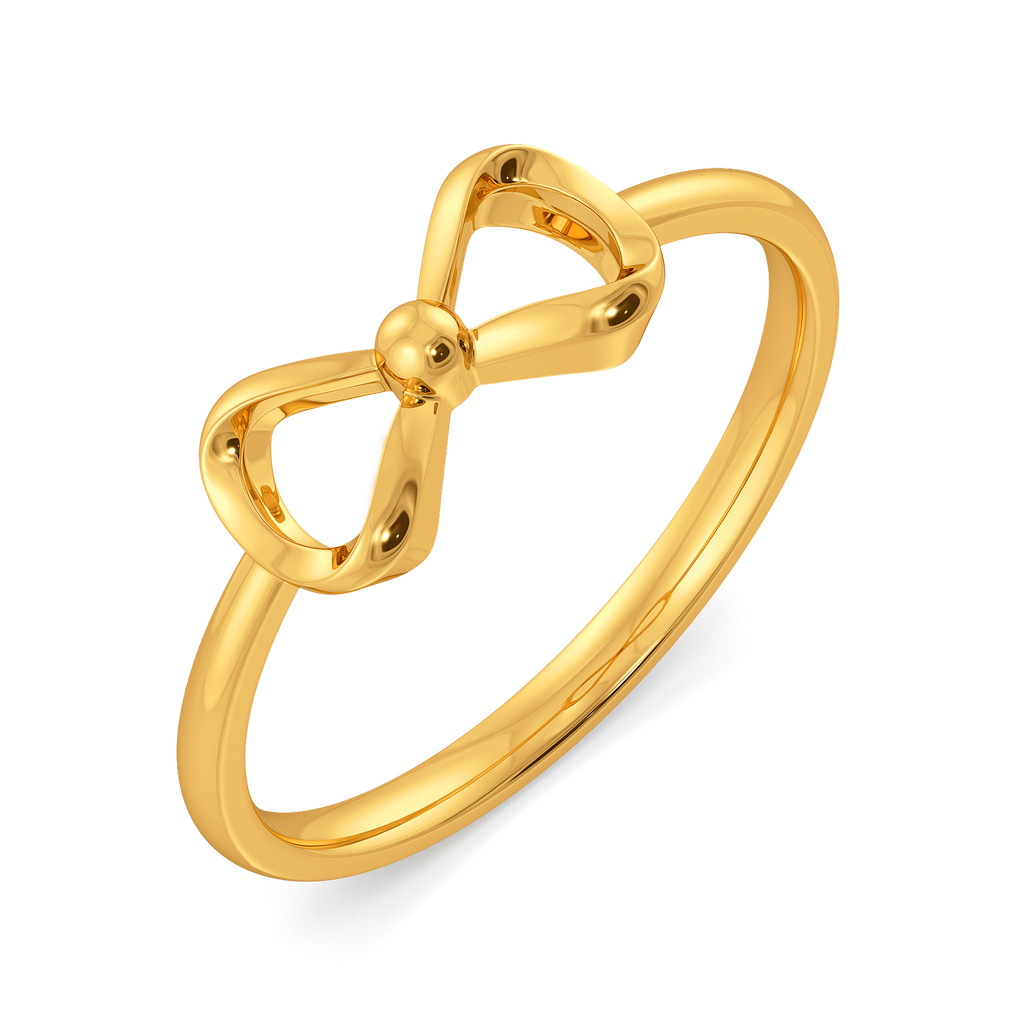 Poetic Beauty Gold Rings