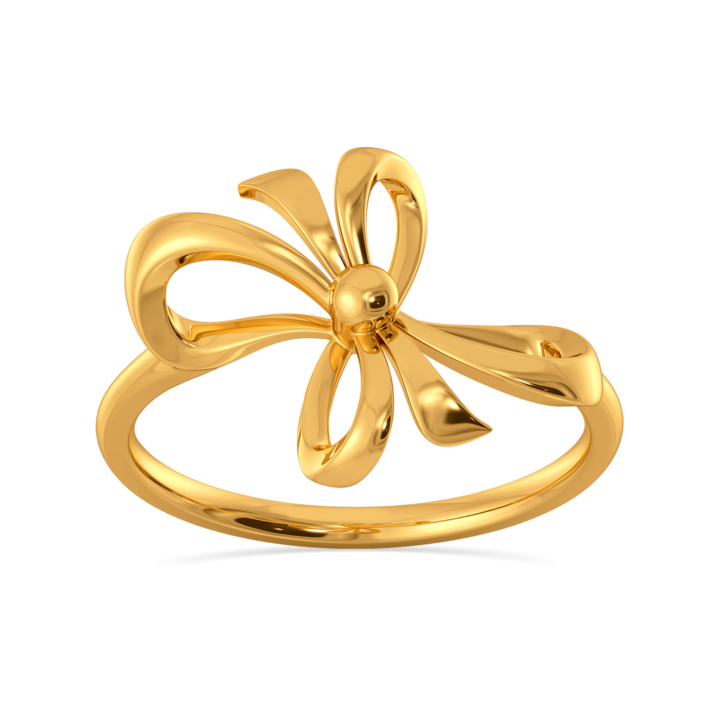 Dripping Ribbons Gold Rings alternate view 3