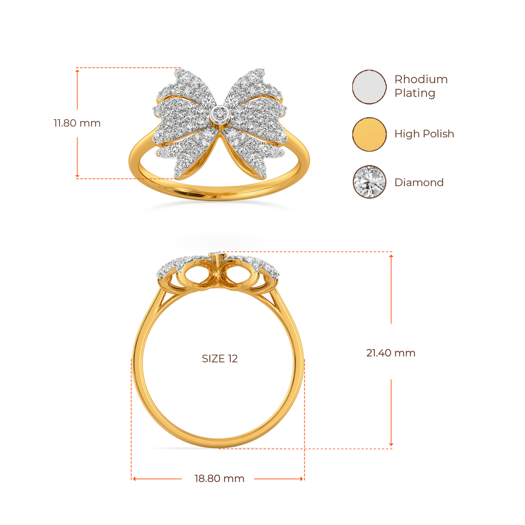 Delicate Drama Diamond Rings image