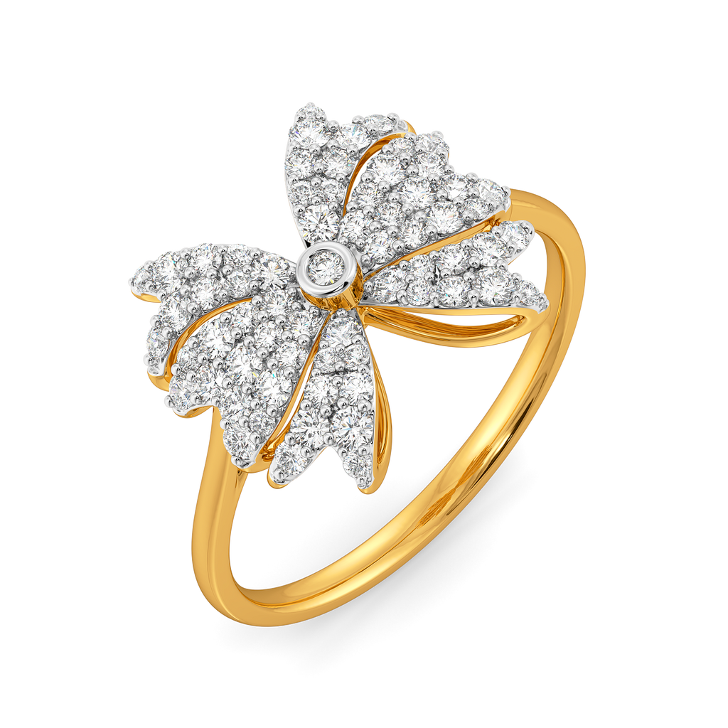 Delicate Drama Diamond Rings