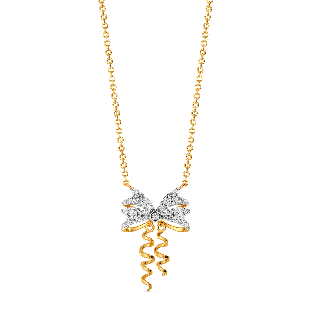 Delicate Drama Diamond Necklaces