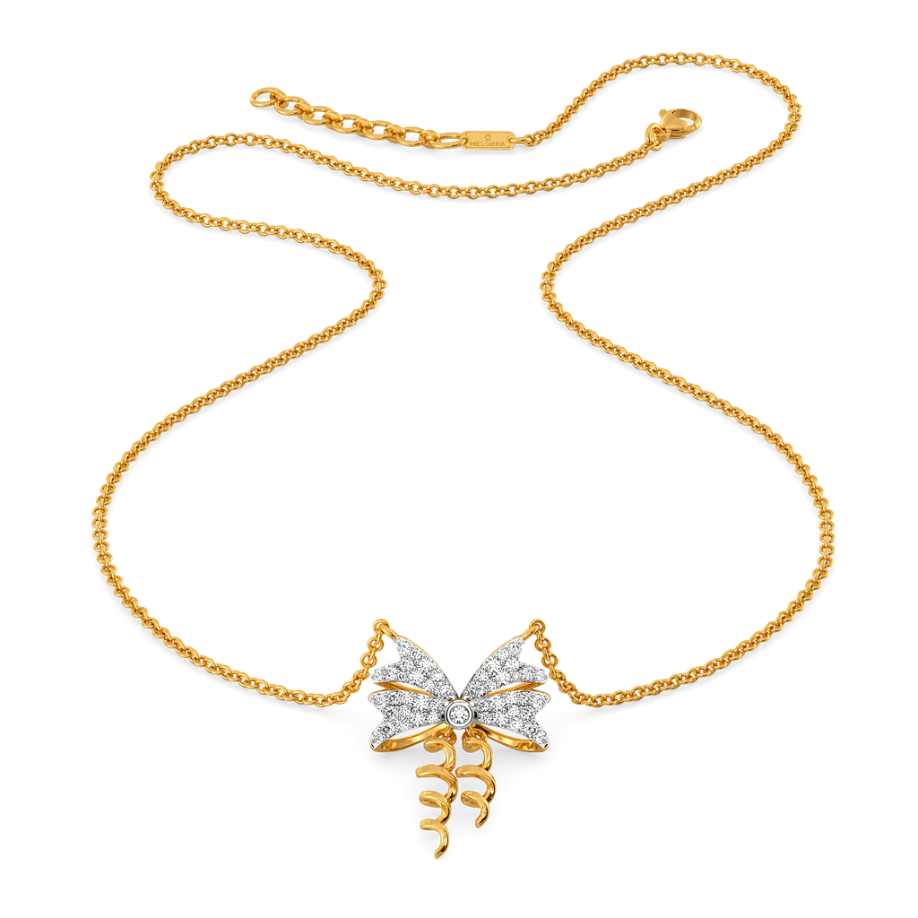 Delicate Drama Diamond Necklaces