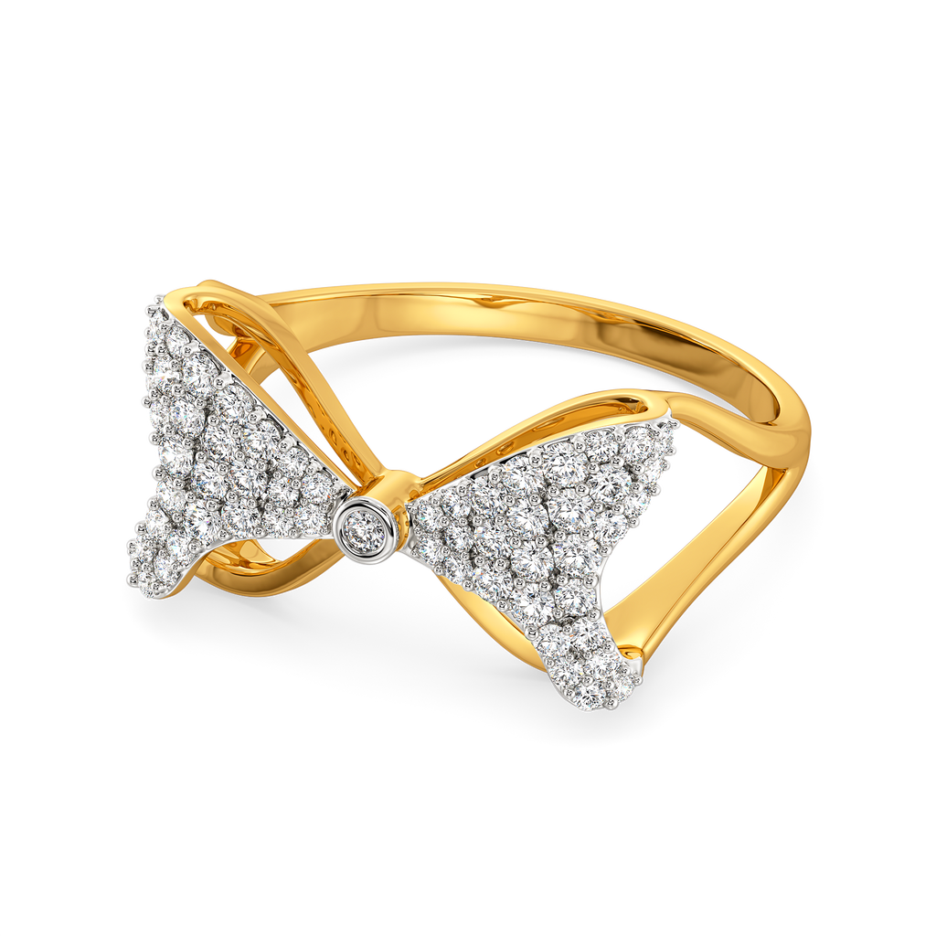 Fanciful Ribbons Diamond Rings alternate view 2