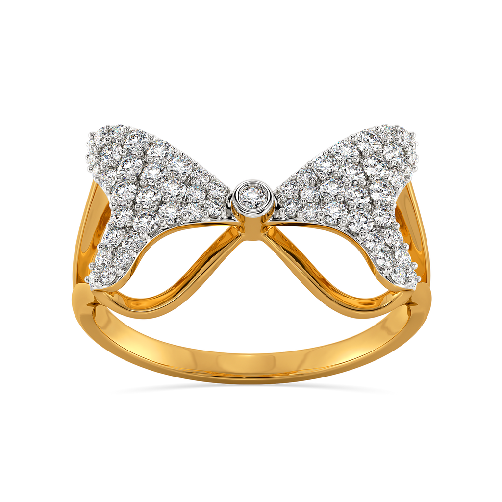 Fanciful Ribbons Diamond Rings alternate view 3
