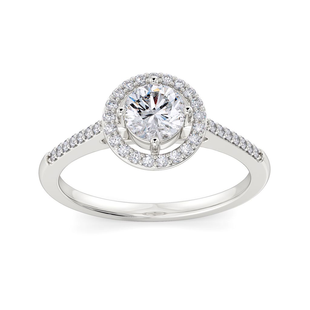 Halo Amour Diamond Rings alternate view 3