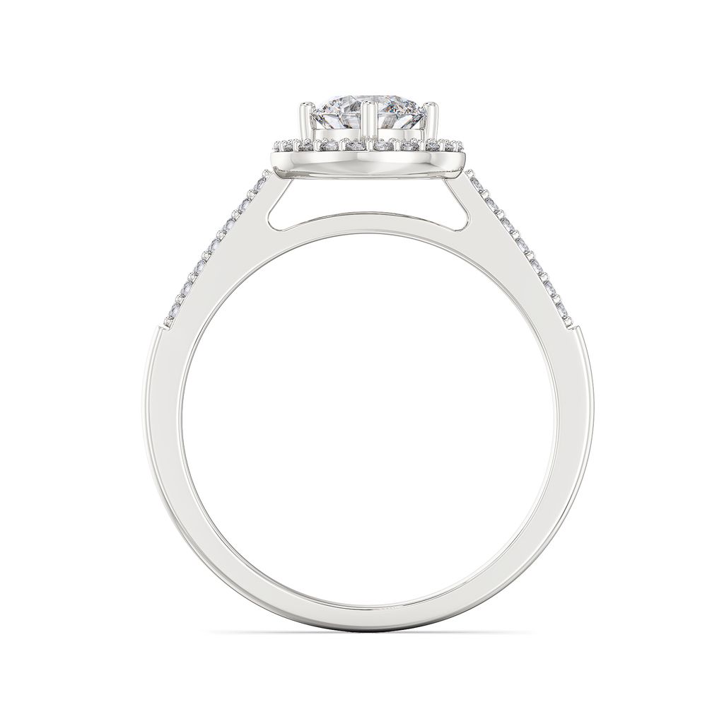 Halo Amour Diamond Rings image
