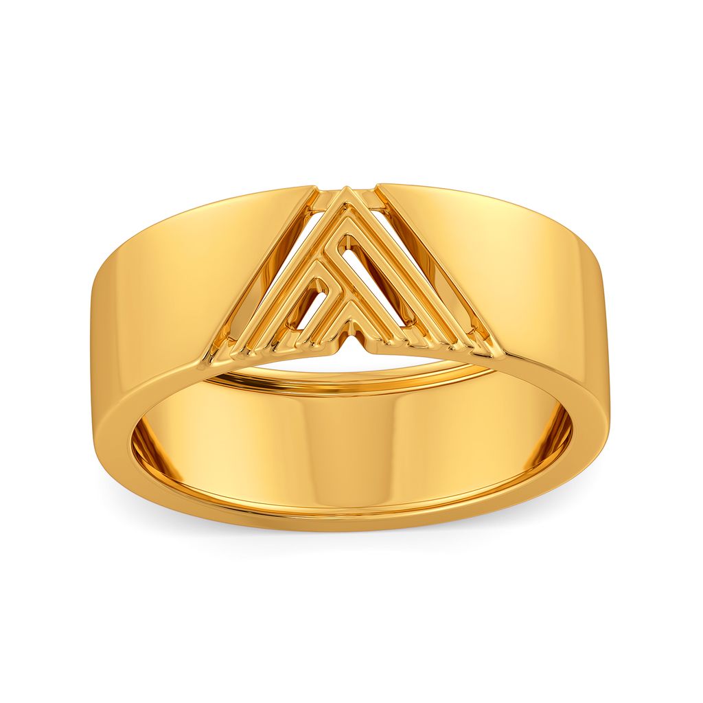 Short Styled Gold Rings alternate view 2