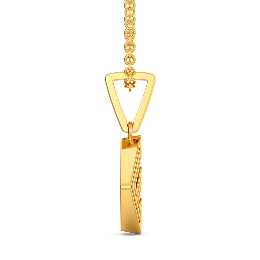 Short Styled Gold Pendants