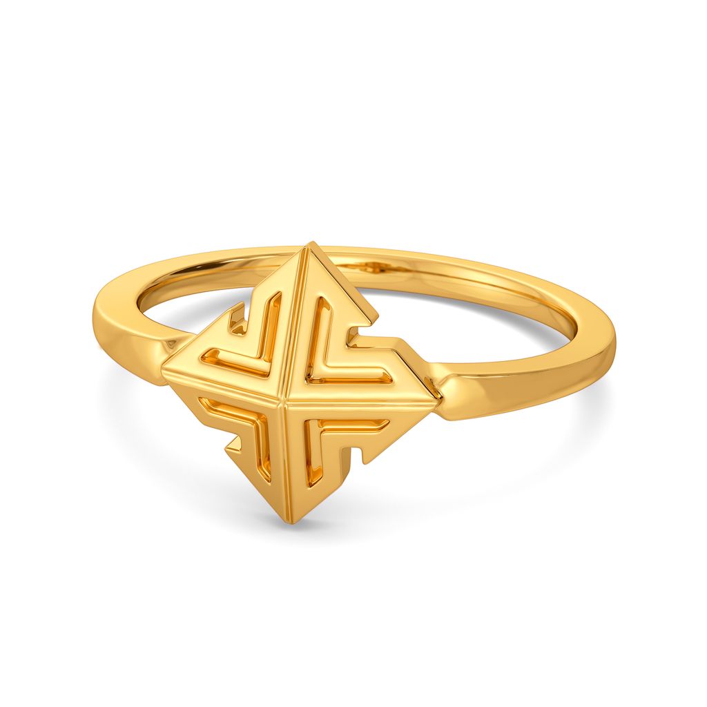 Short N Simple Gold Rings alternate view 3