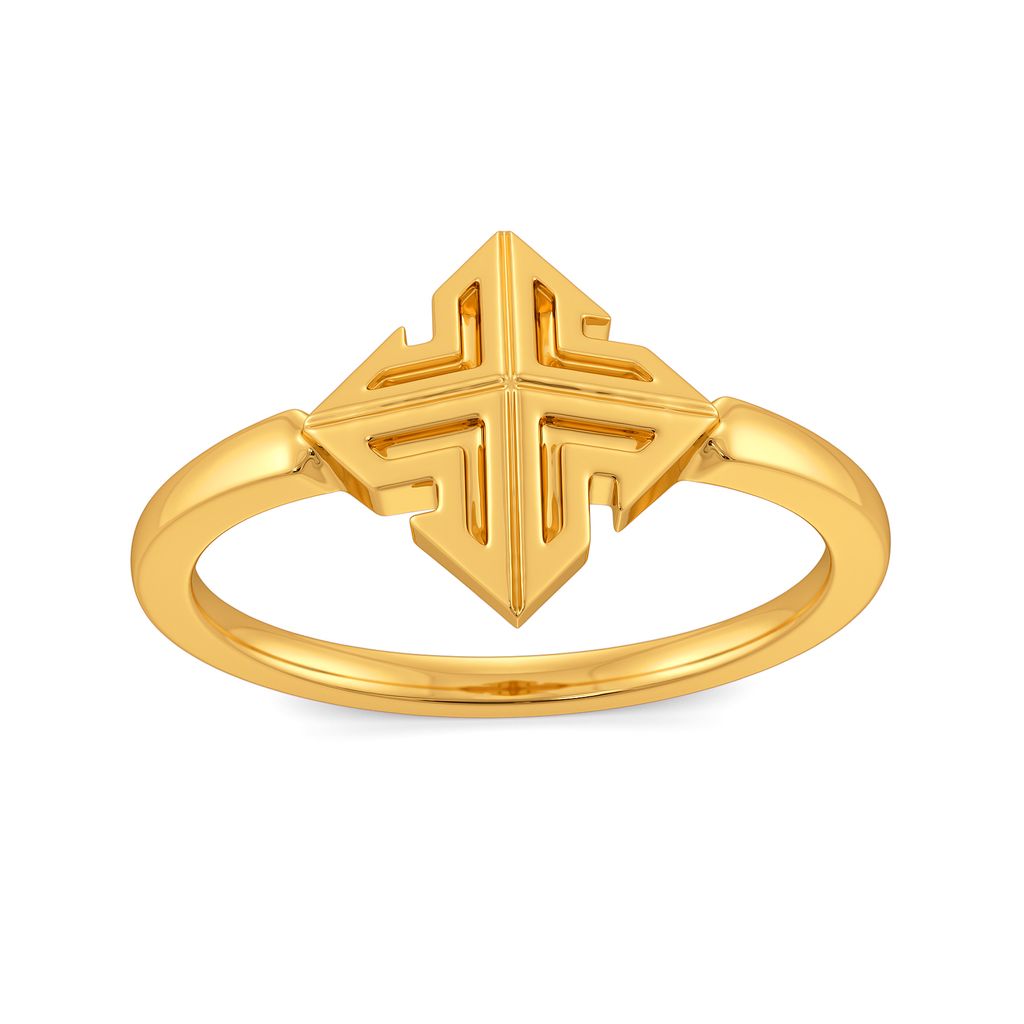 Short N Simple Gold Rings alternate view 2