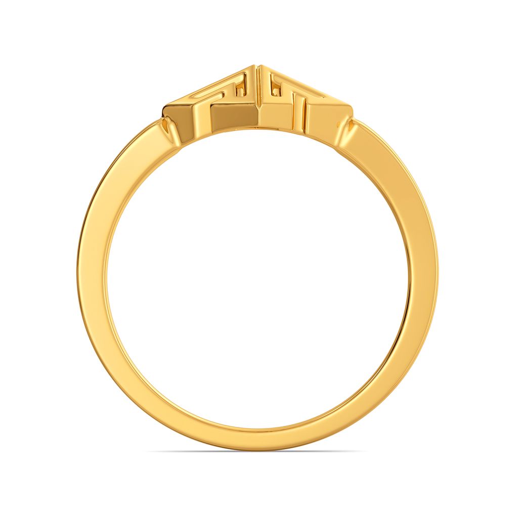 Short N Simple Gold Rings image