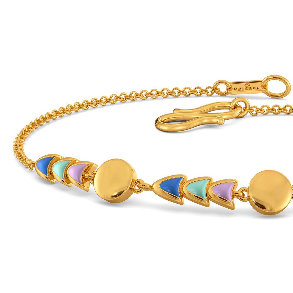 Psychedelic 70s Gold Bracelets
