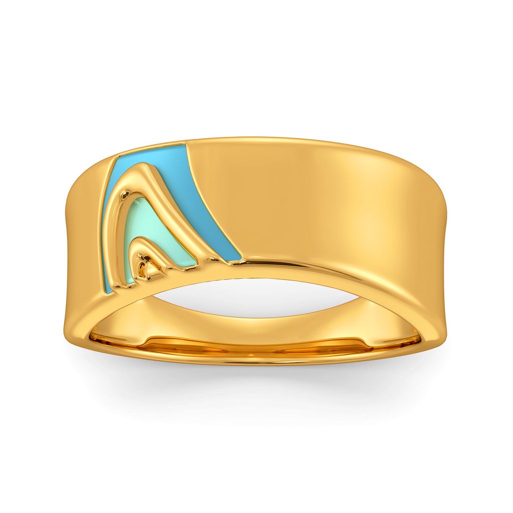 70s Euphoria Gold Rings alternate view 2