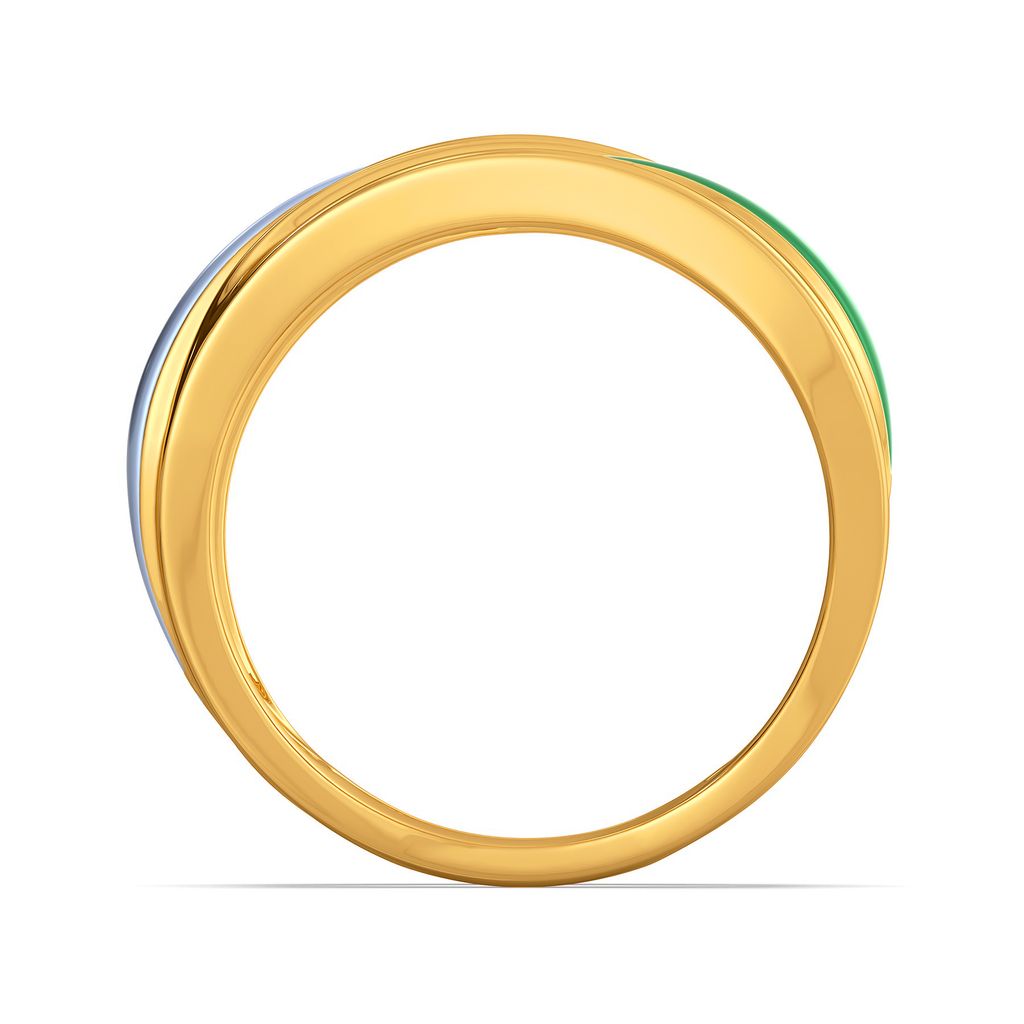Groovy Drama Gold Rings image
