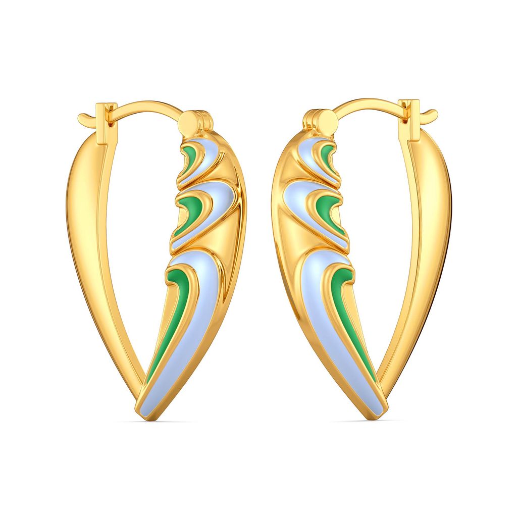 Groovy Drama Gold Earrings