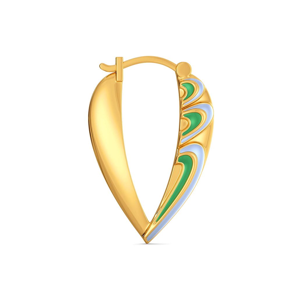 Groovy Drama Gold Earrings