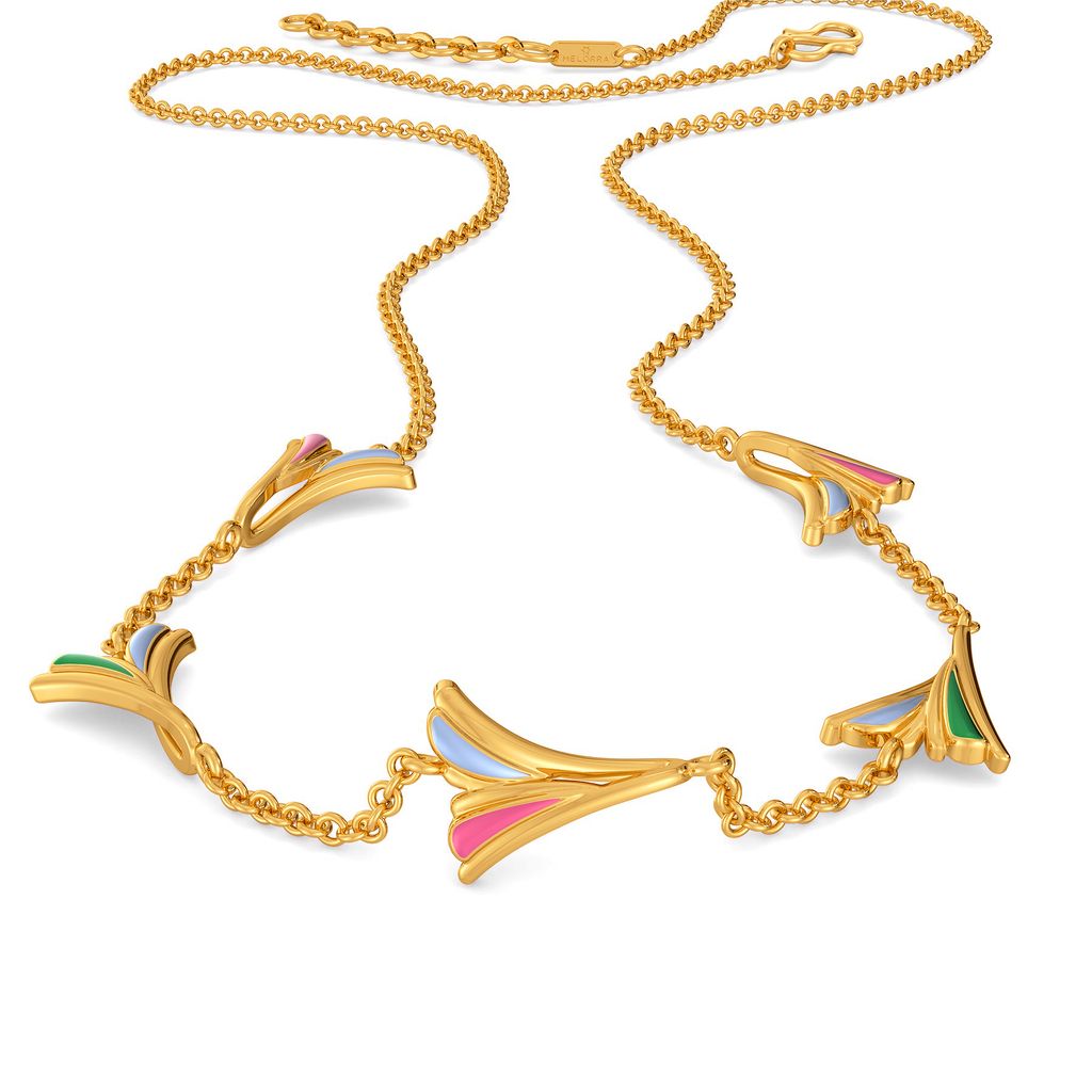 Groovy Drama Gold Necklaces