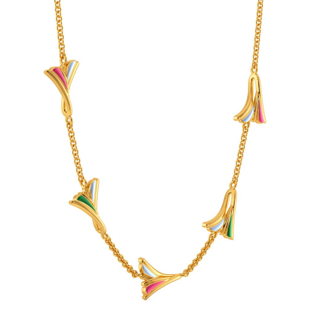 Groovy Drama Gold Necklaces