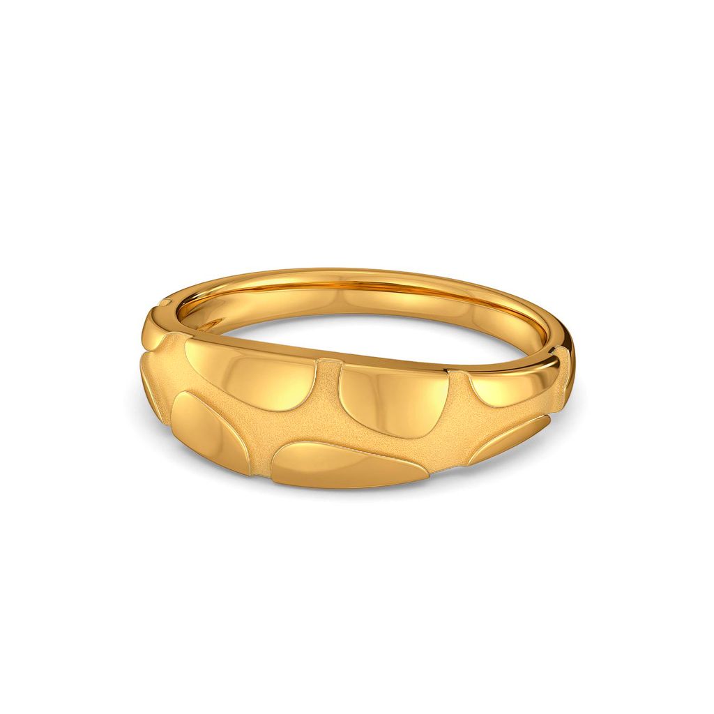 Curl Unfurl II Gold Rings image