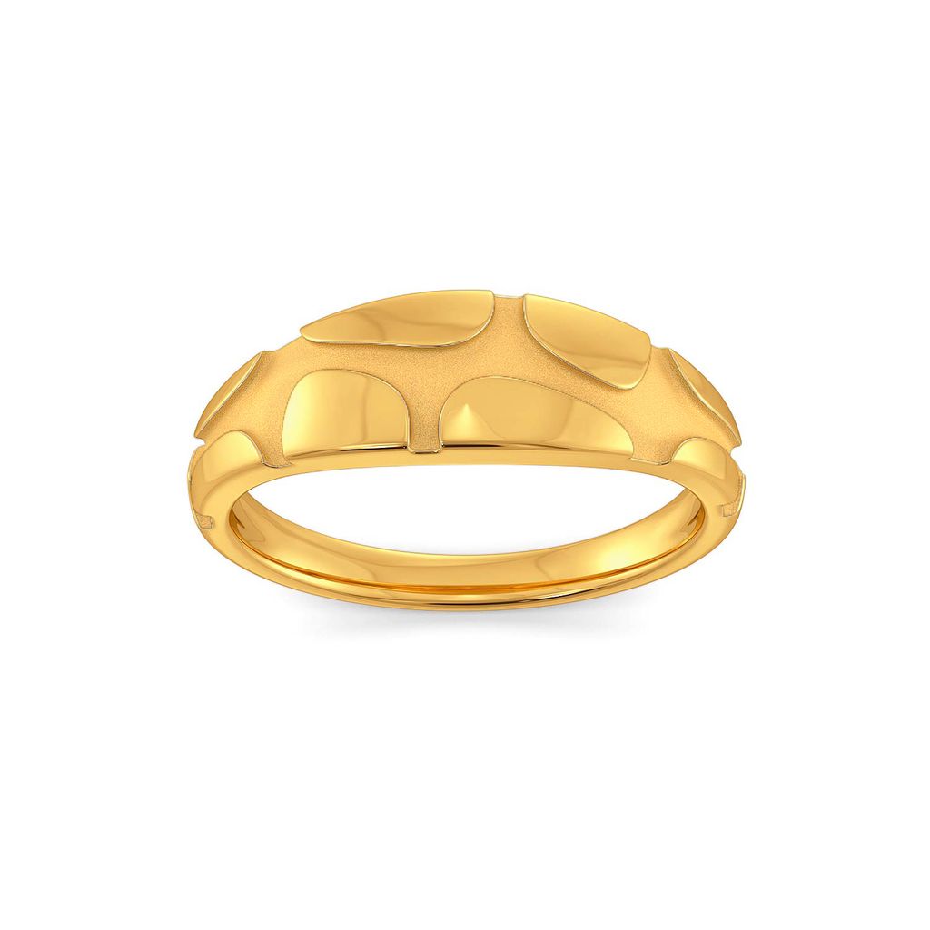 Curl Unfurl II Gold Rings alternate view 3