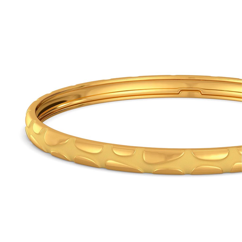 Curl Unfurl II Gold Bangles