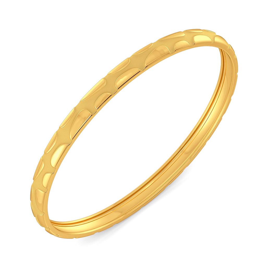 Curl Unfurl II Gold Bangles