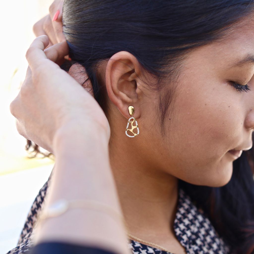 Animal Song Diamond Earrings