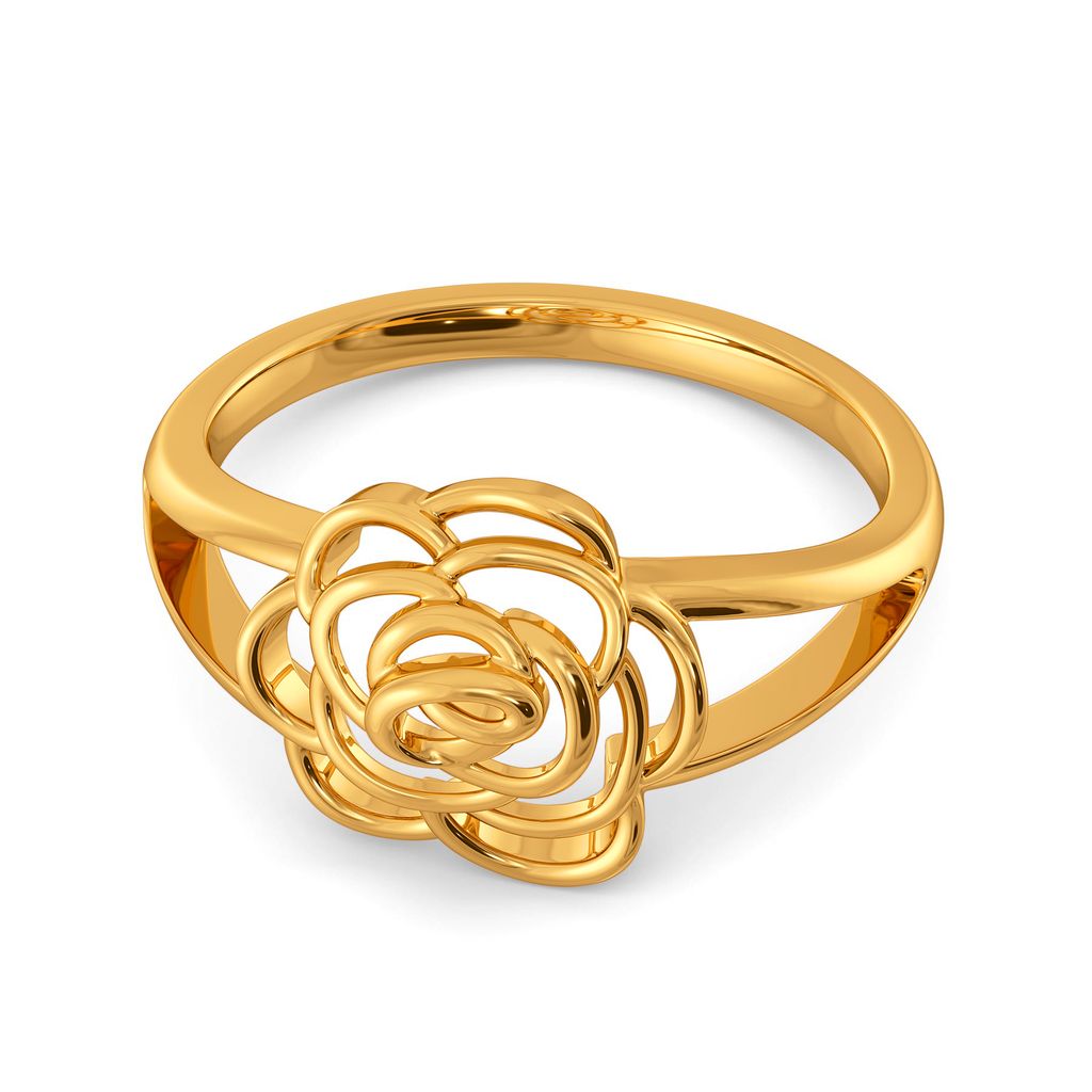 Rebel Love Gold Rings image