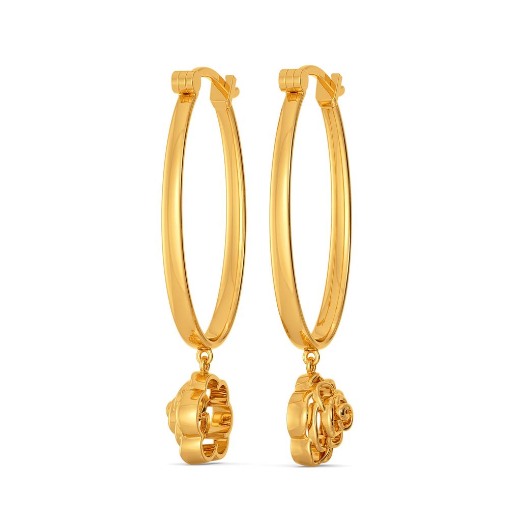 Rebel Love Gold Earrings