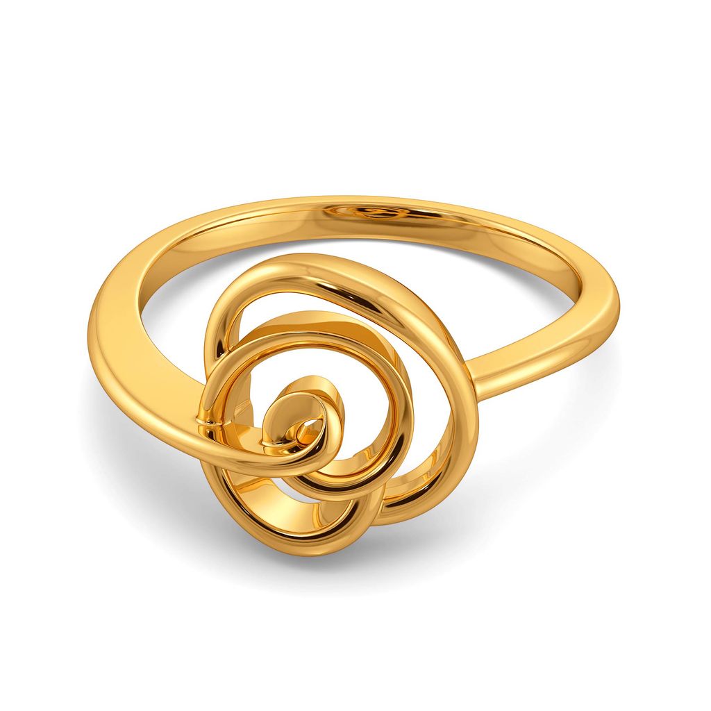Twirl A Rose Gold Rings image