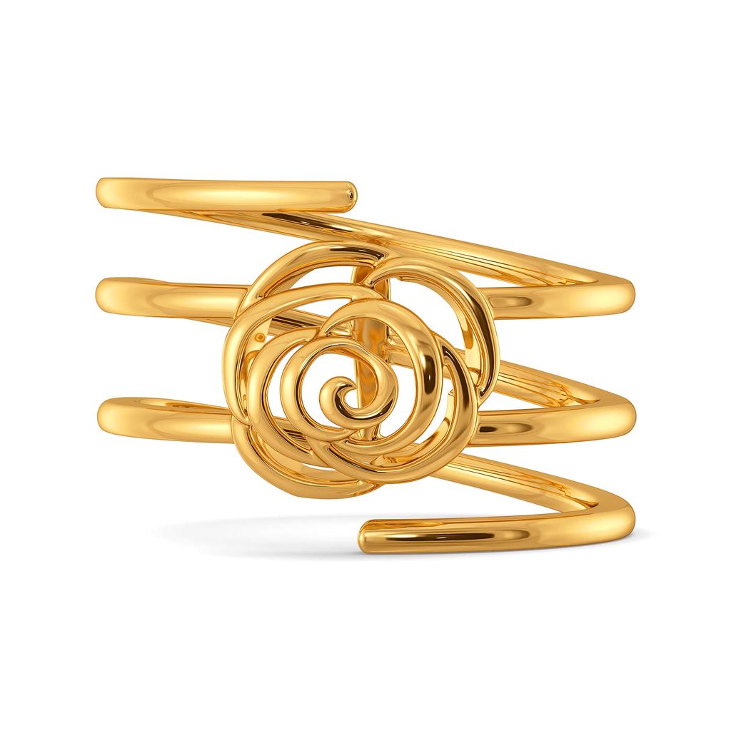 Blazing Blossom Gold Rings image