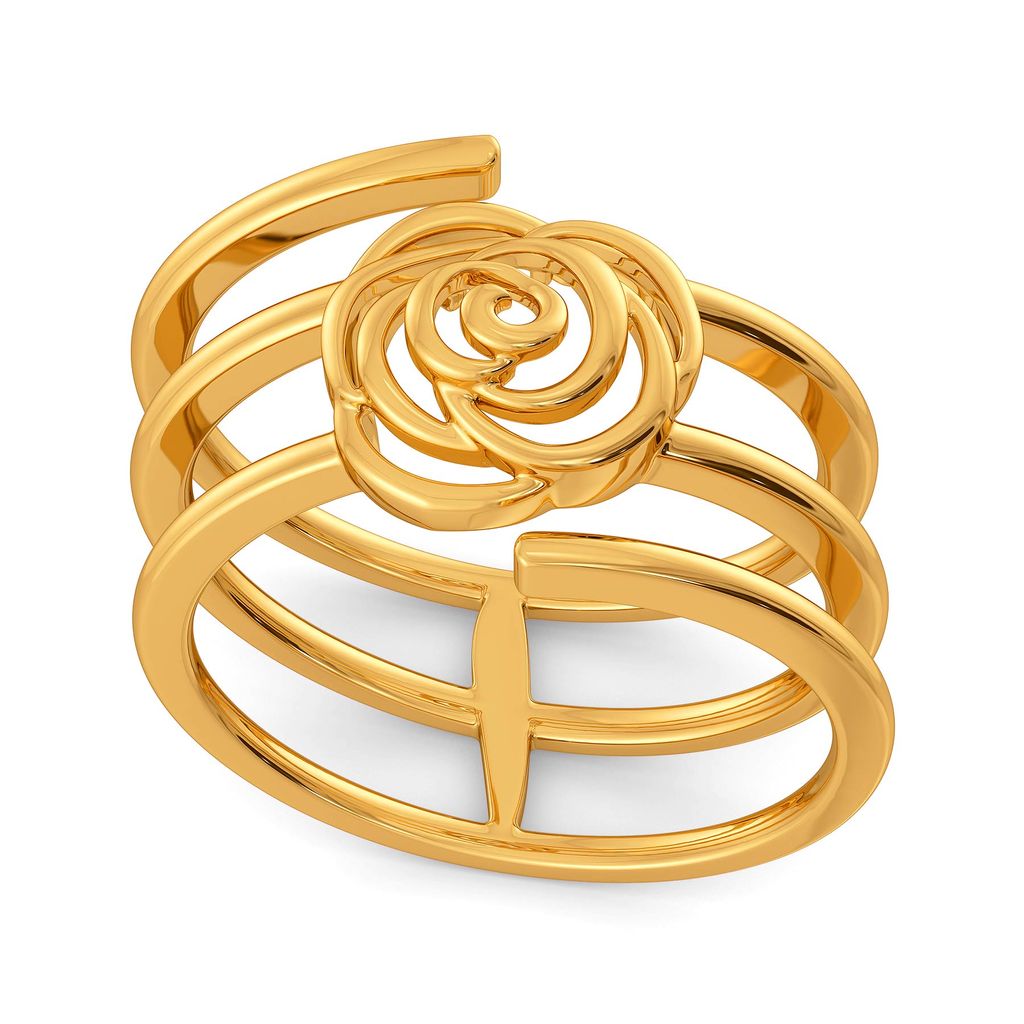 Blazing Blossom Gold Rings alternate view 3