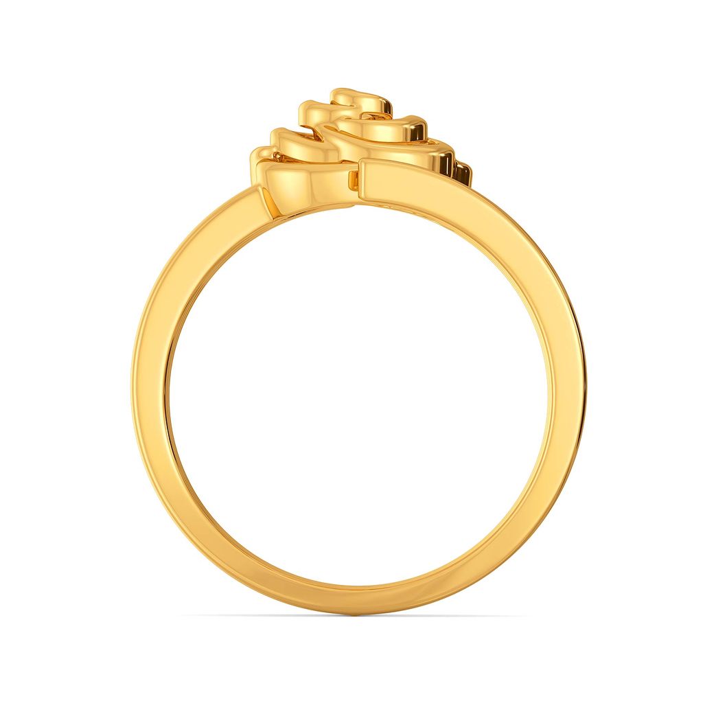 Blazing Blossom Gold Rings image