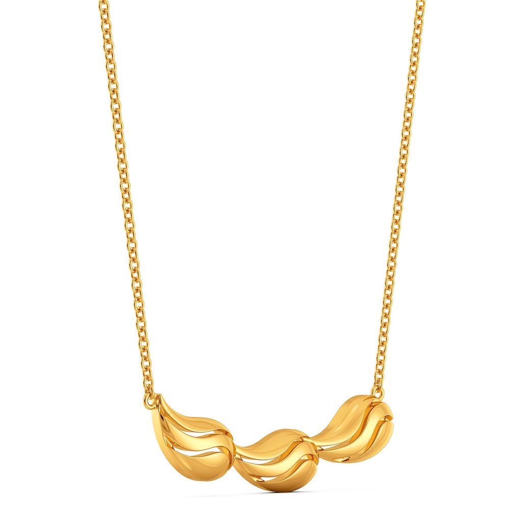 Pretty in Paisley Gold Necklaces