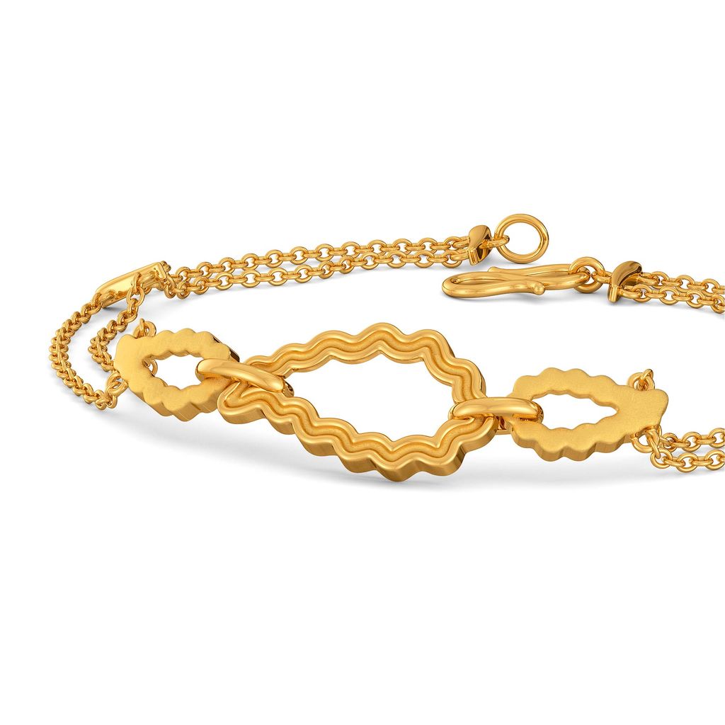 Electric Paisley Gold Bracelets