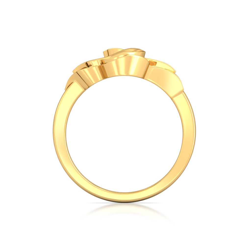Ripple of Romance Gold Rings image