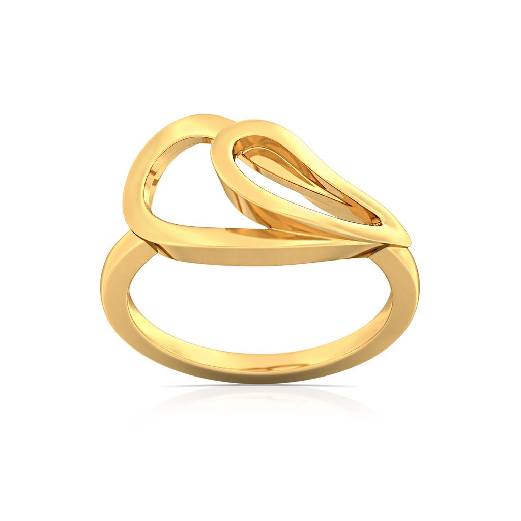 Wonder Wave Gold Rings alternate view 3