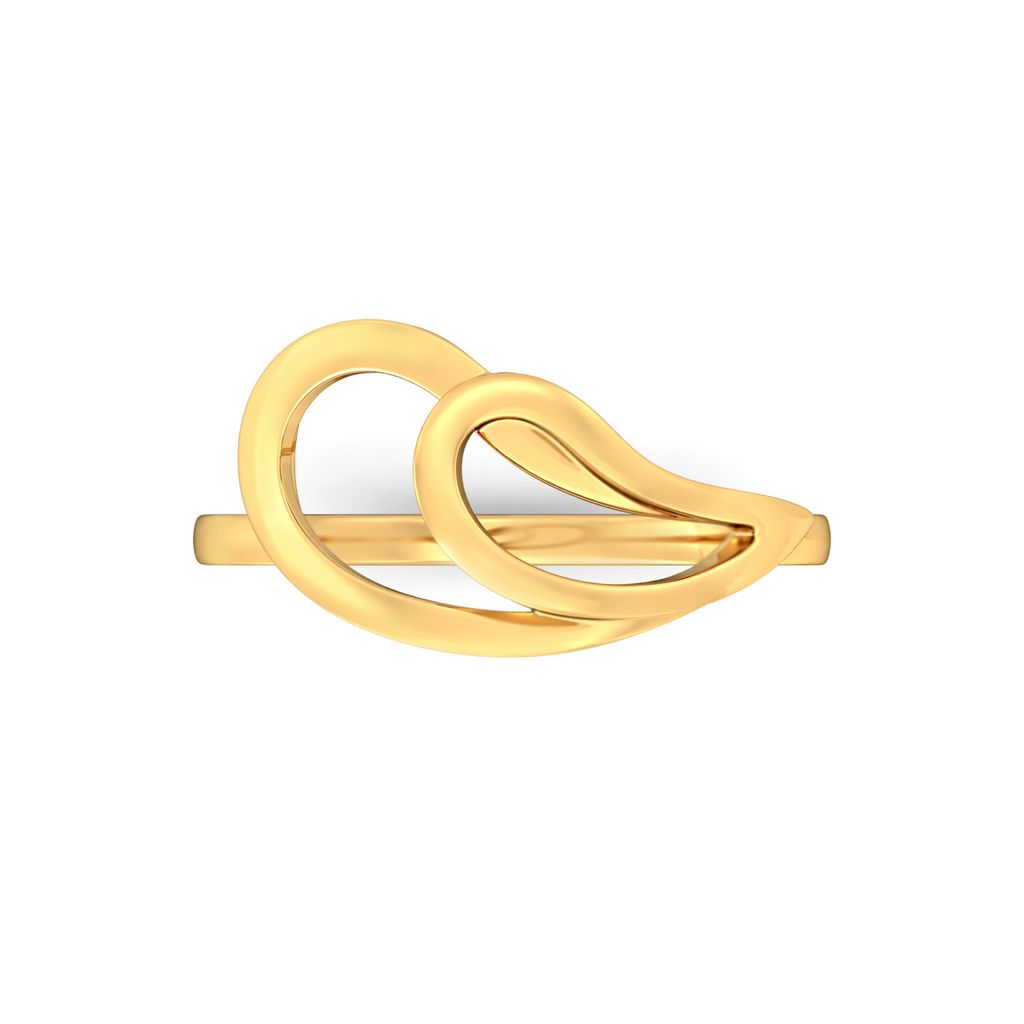 Wonder Wave Gold Rings image