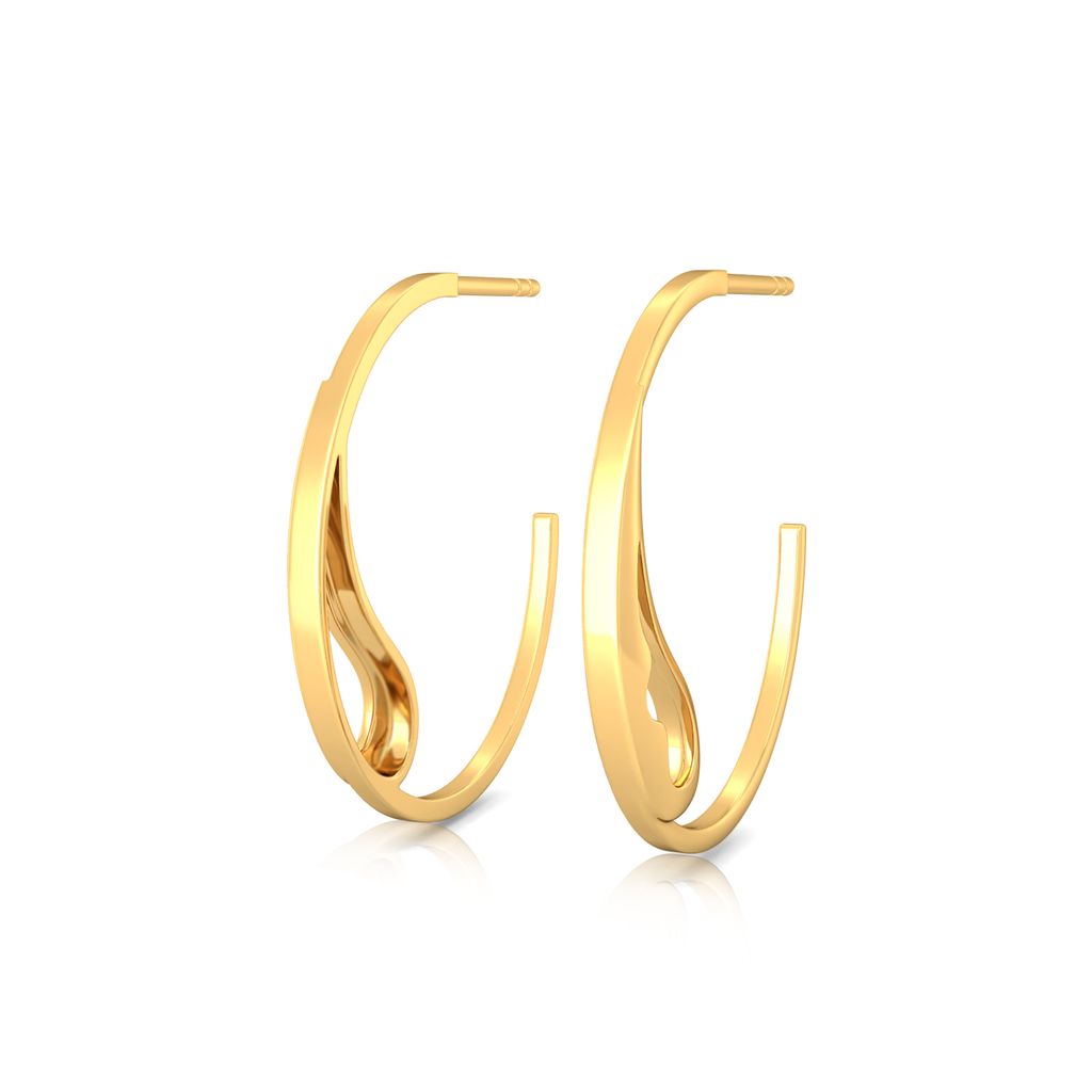 Paisley Pop Gold Earrings