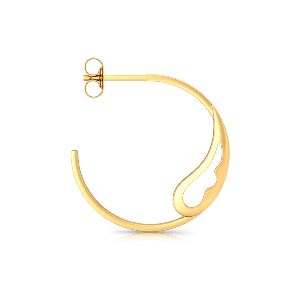 Paisley Pop Gold Earrings