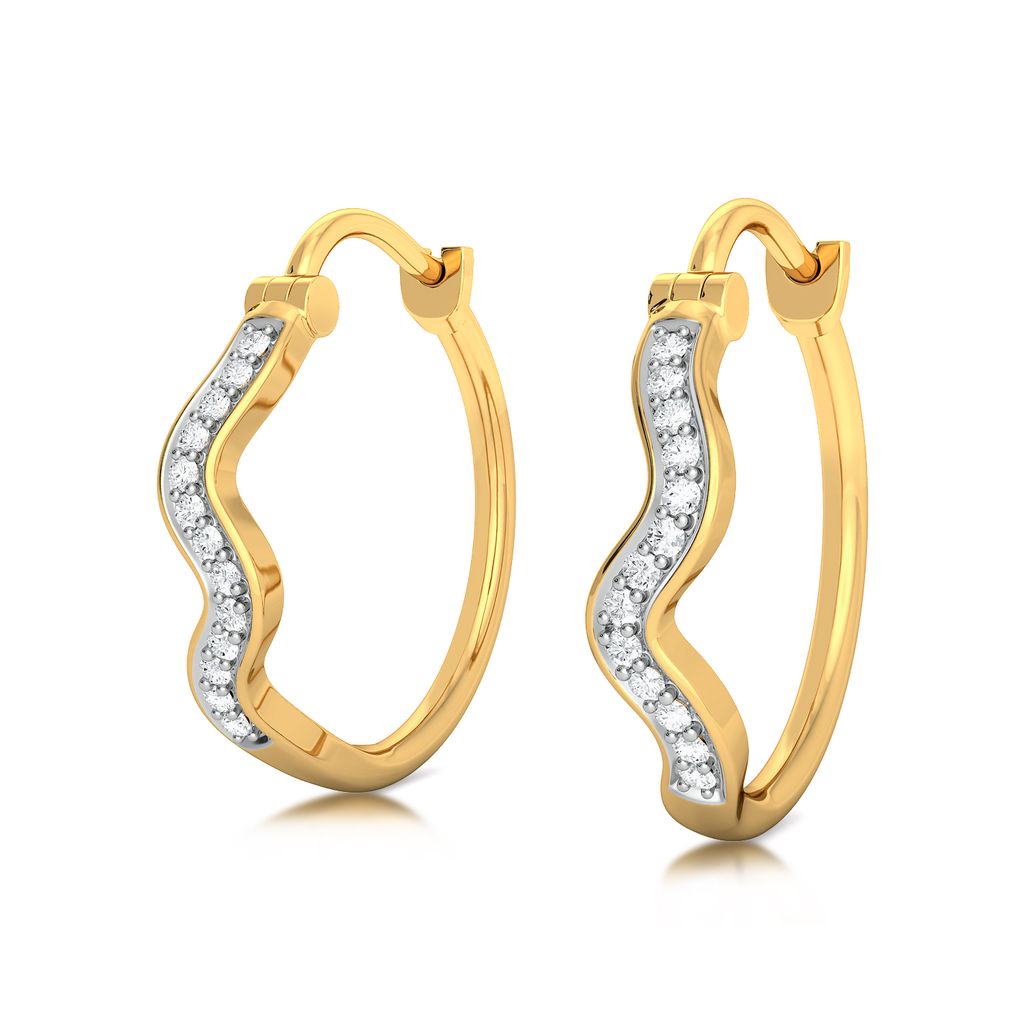 Blue Dew Diamond Earrings