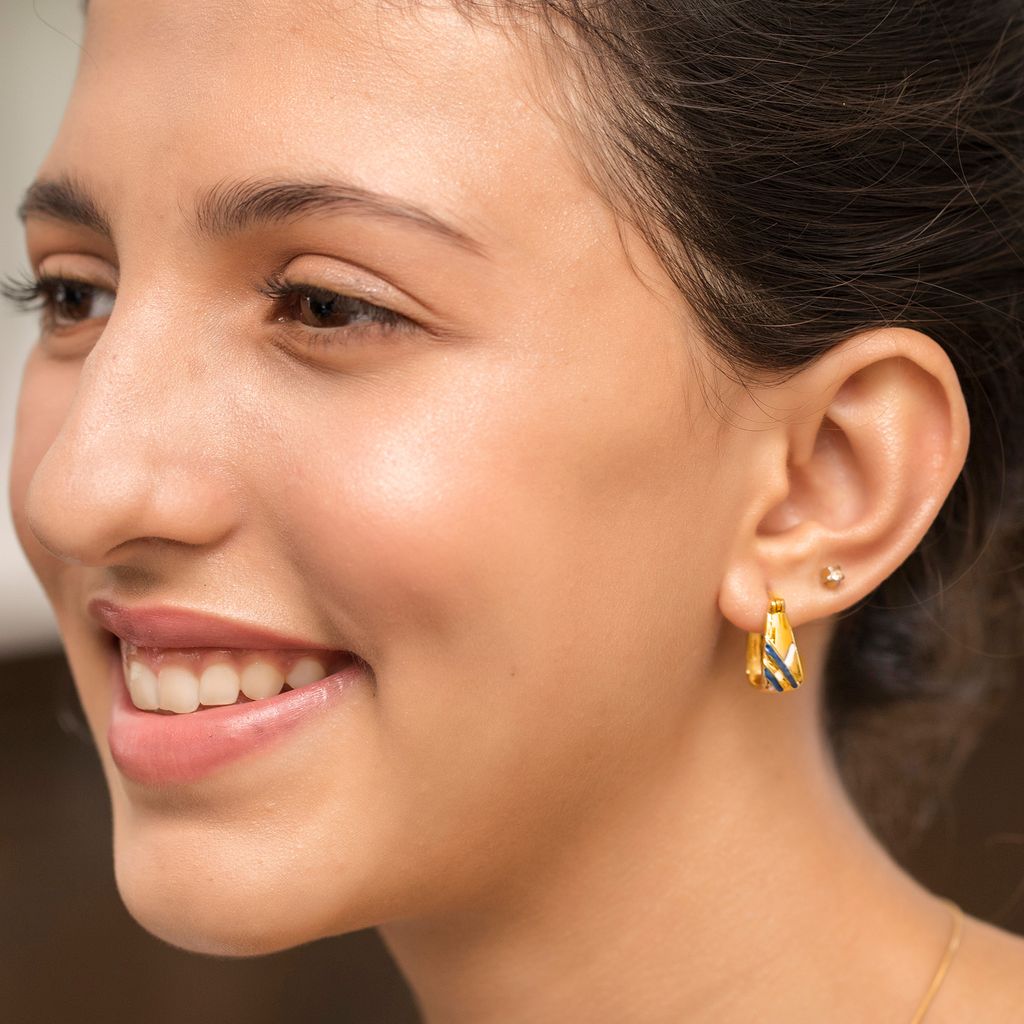Prim N Prep Gold Earrings